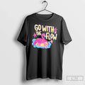 Premium Go With The Flow Flamingo Tee Unisex