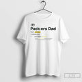 Premium Green Bay Packers Dad Definition Ornaments T Shirts