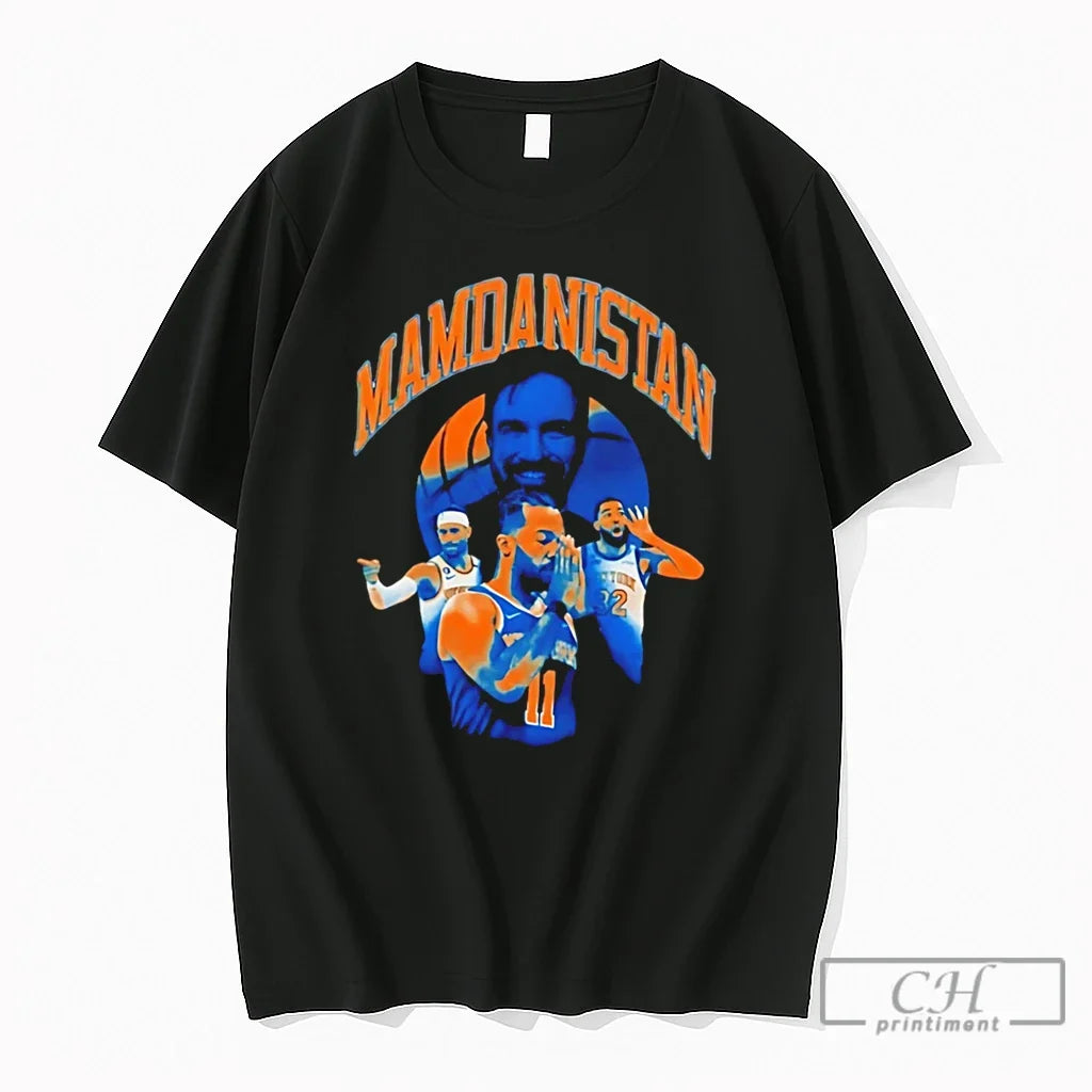 Premium Hasan Piker Mamdanistan Knicks 2026 Graphic Tee Unisex