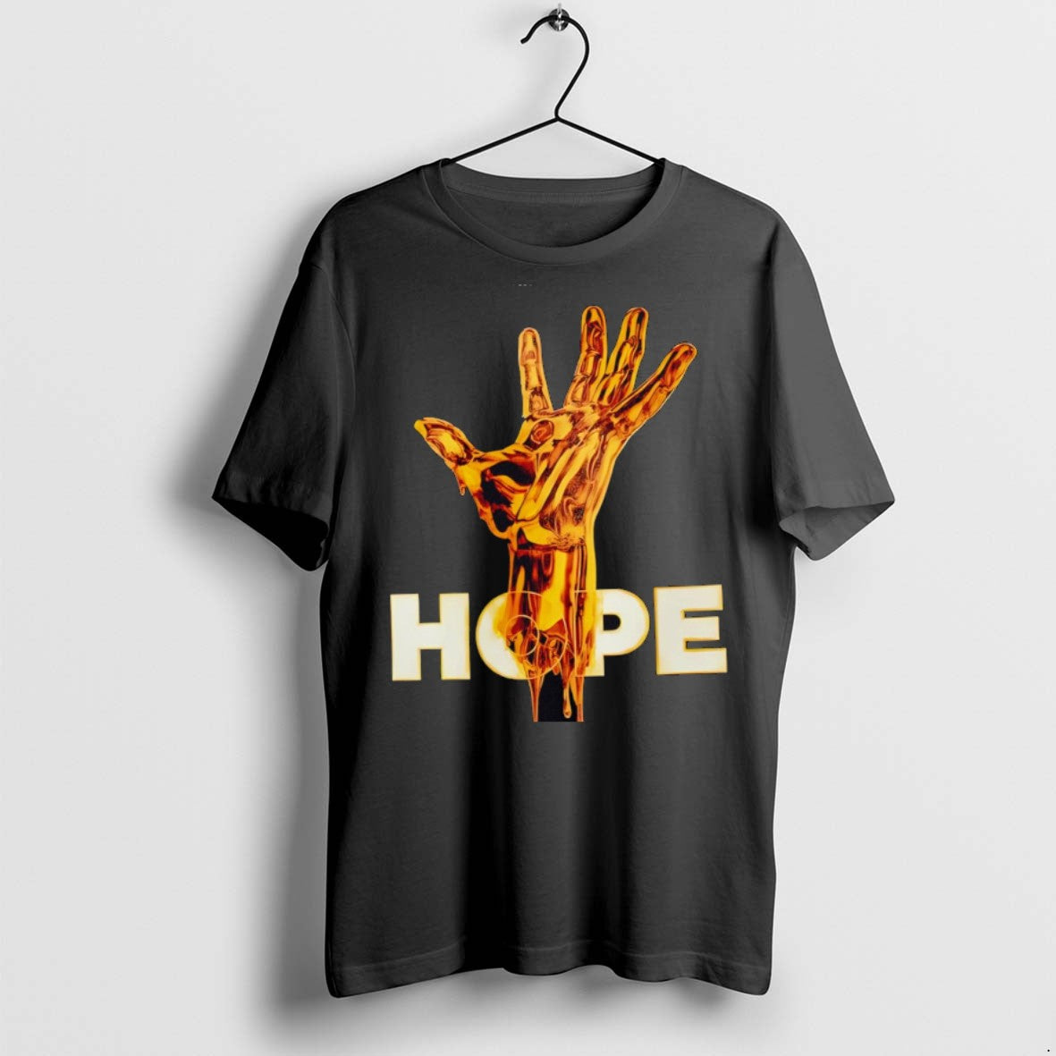 Premium Hope Gold Hand T Shirts