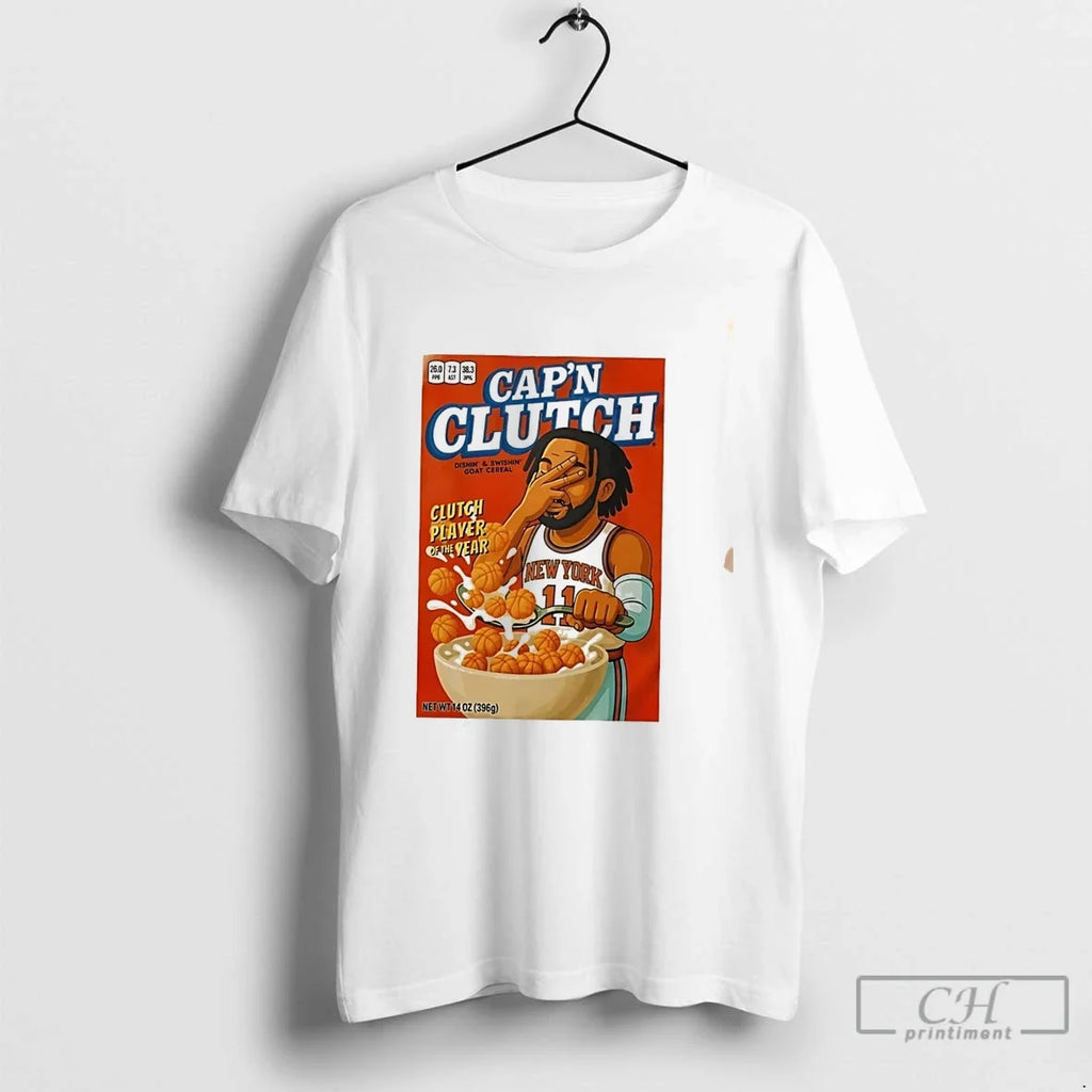 Premium Jalen Brunson Capn Clutch Knicks Tee Unisex