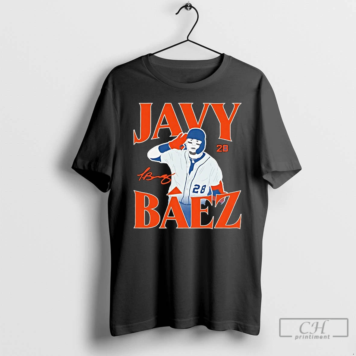 Premium Javy Baez Detroit Tigers Baseball Mlb Signature T Shirts