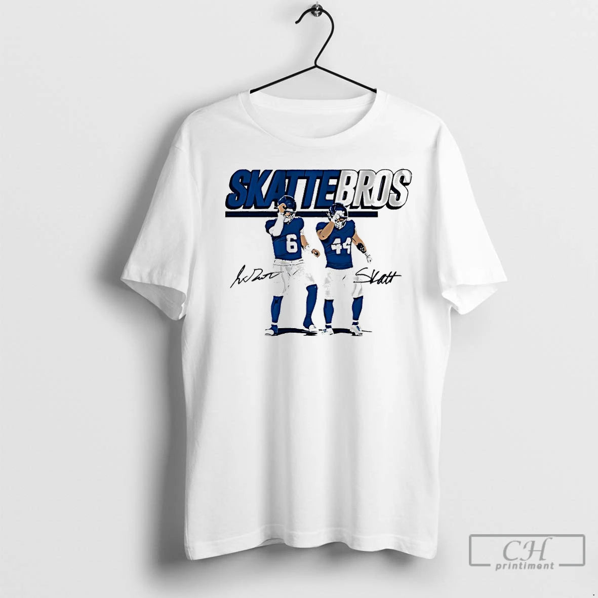 Premium Jaxson Dart And Cam Skattebo New York Giants Skattebros