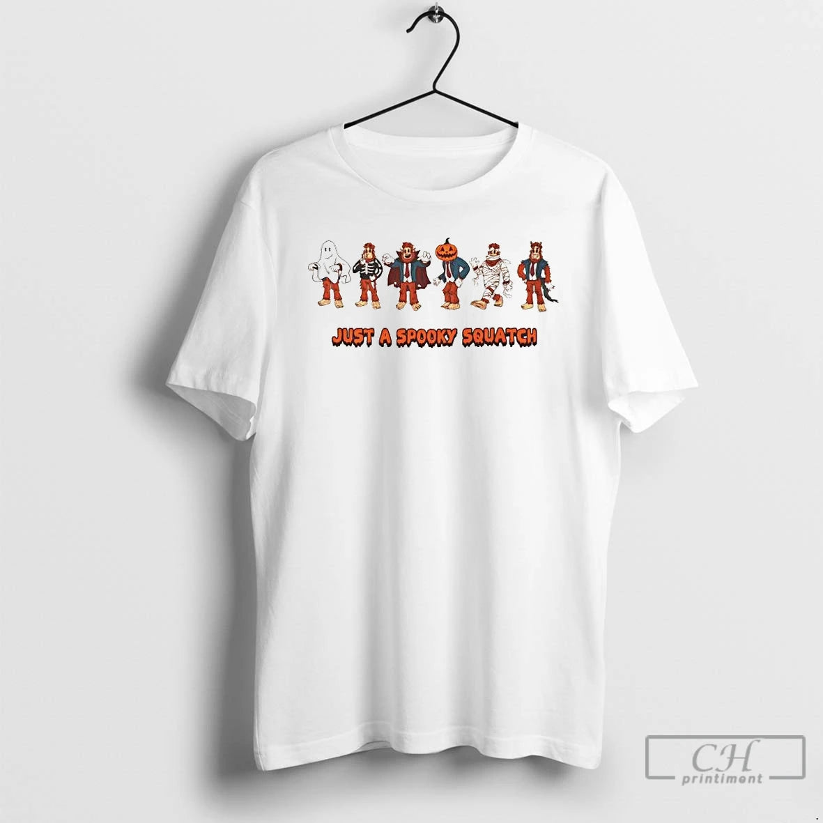 Premium Just A Spooky Squatch Halloween Ornaments T Shirts