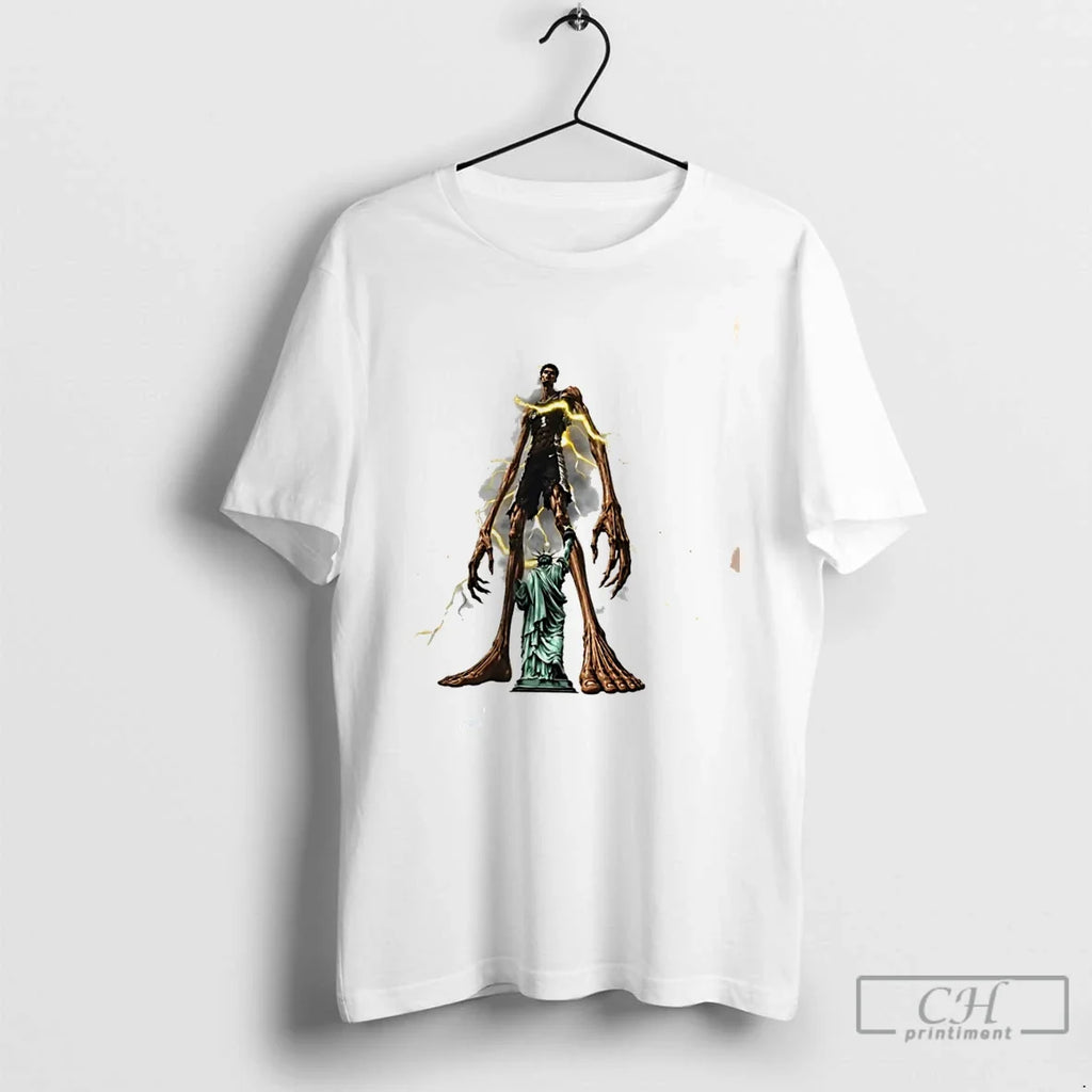Premium Knicks Vs Spurs Aot Wembanyama Alien Vs Brunson Liberties Tee Unisex