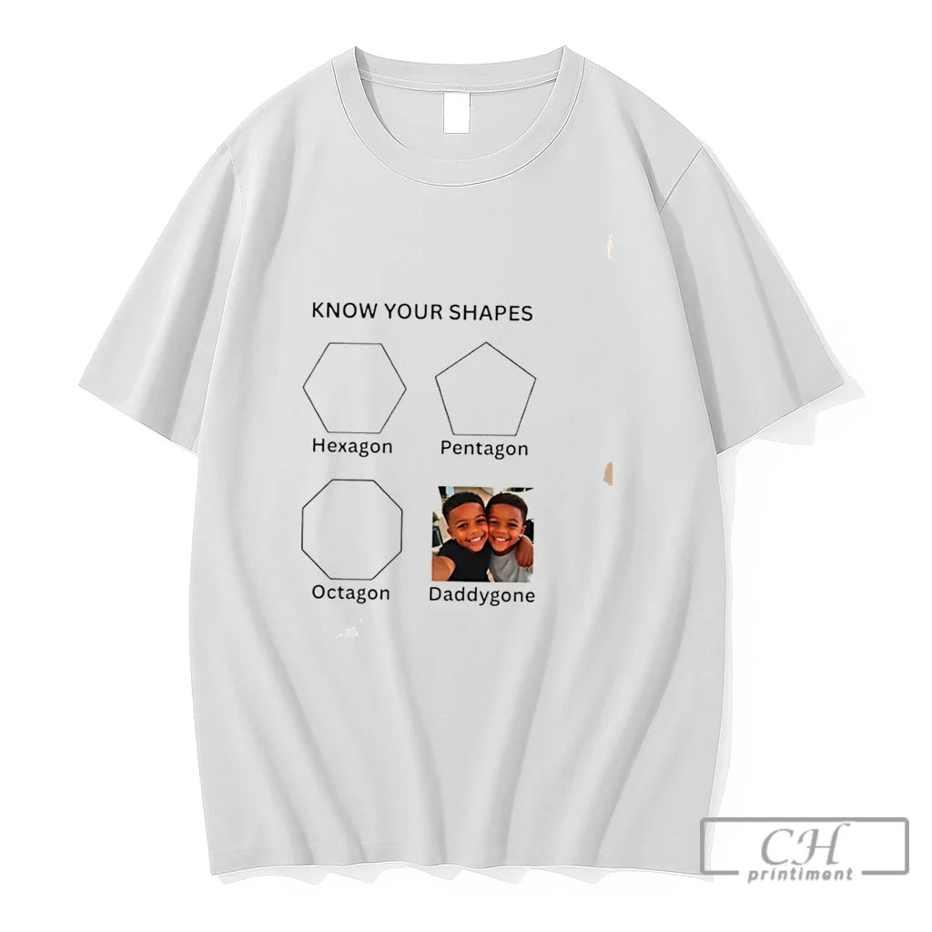 Premium Know Your Shapes Dadygone Tee Unisex