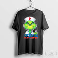 Premium Listening To Your Heart Grow Grinch Christmas Nurse T Shirts