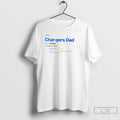 Premium Los Angeles Chargers Dad Definition T Shirts