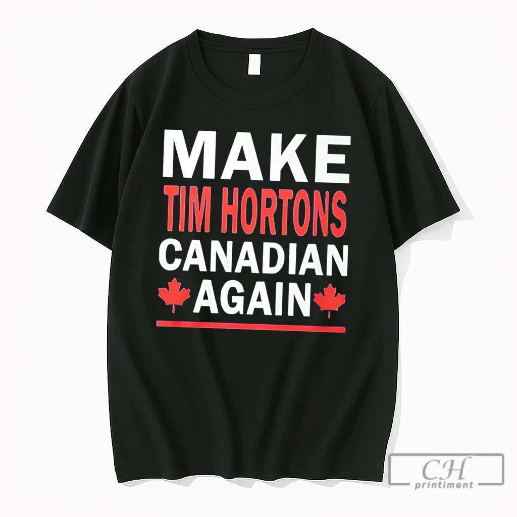 Premium Make Tim Hortons Canadian Again Flag Tee Unisex