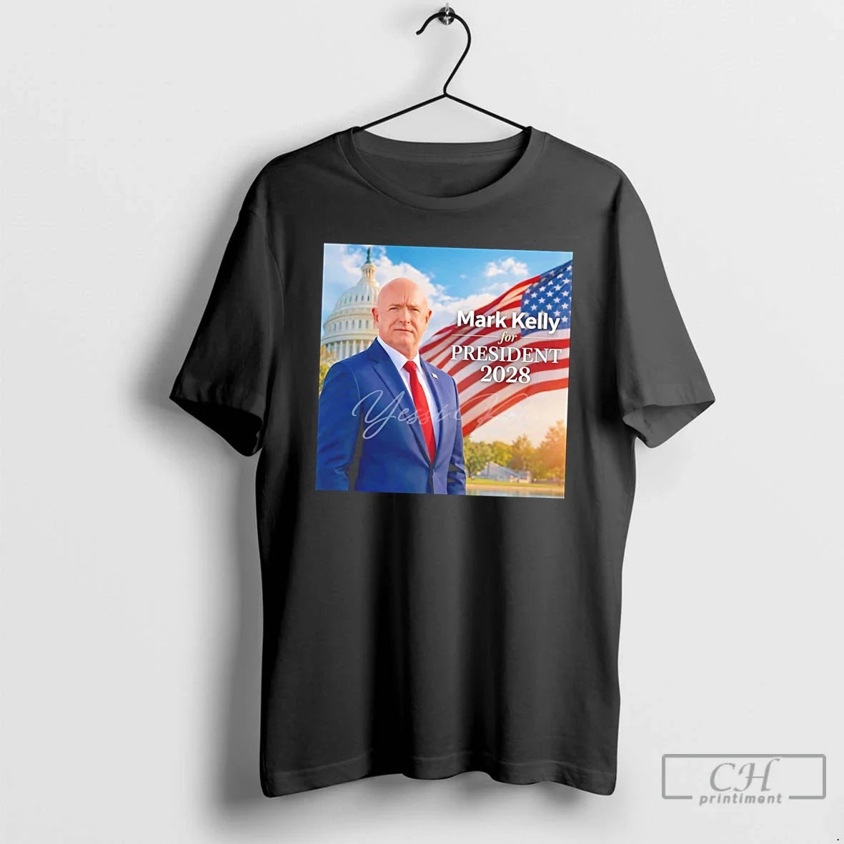Premium Mark Kelly For President 2028 Promotional Graphic Tee Unisex
