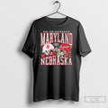 Premium Maryland Terrapins Vs Nebraska Cornhuskers 2025 Big Ten Showdown Football T Shirts