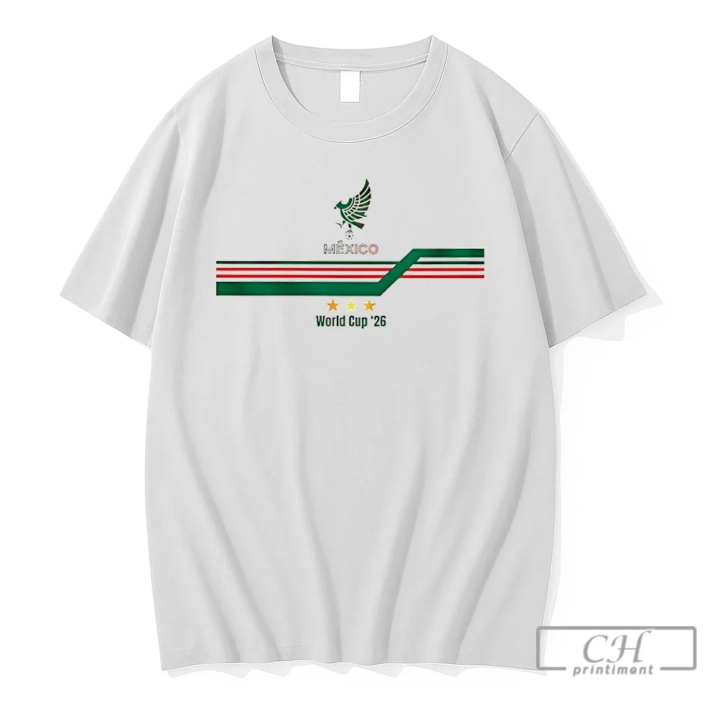 Premium Mexico Soccer National Team World Cup 26 Football Sport Unisex