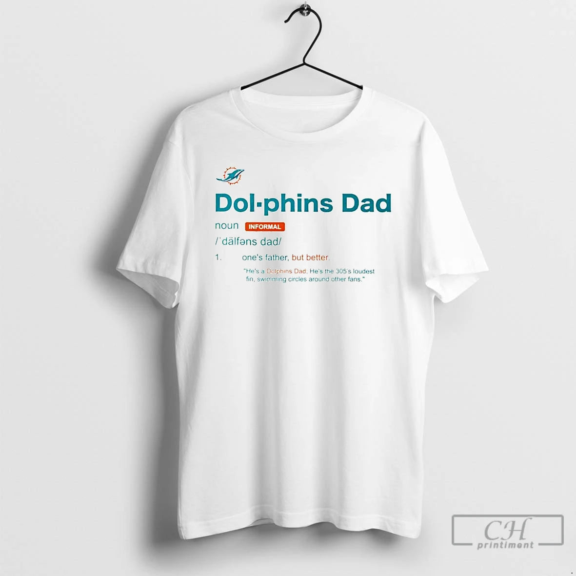 Premium Miami Dolphins Dad Definition Ornaments T Shirts