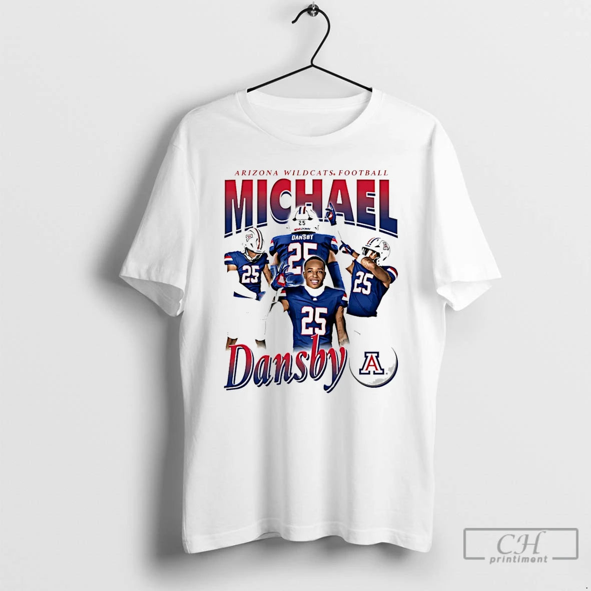 Premium Michael Dansby Arizona Wildcats Player Collage T Shirts