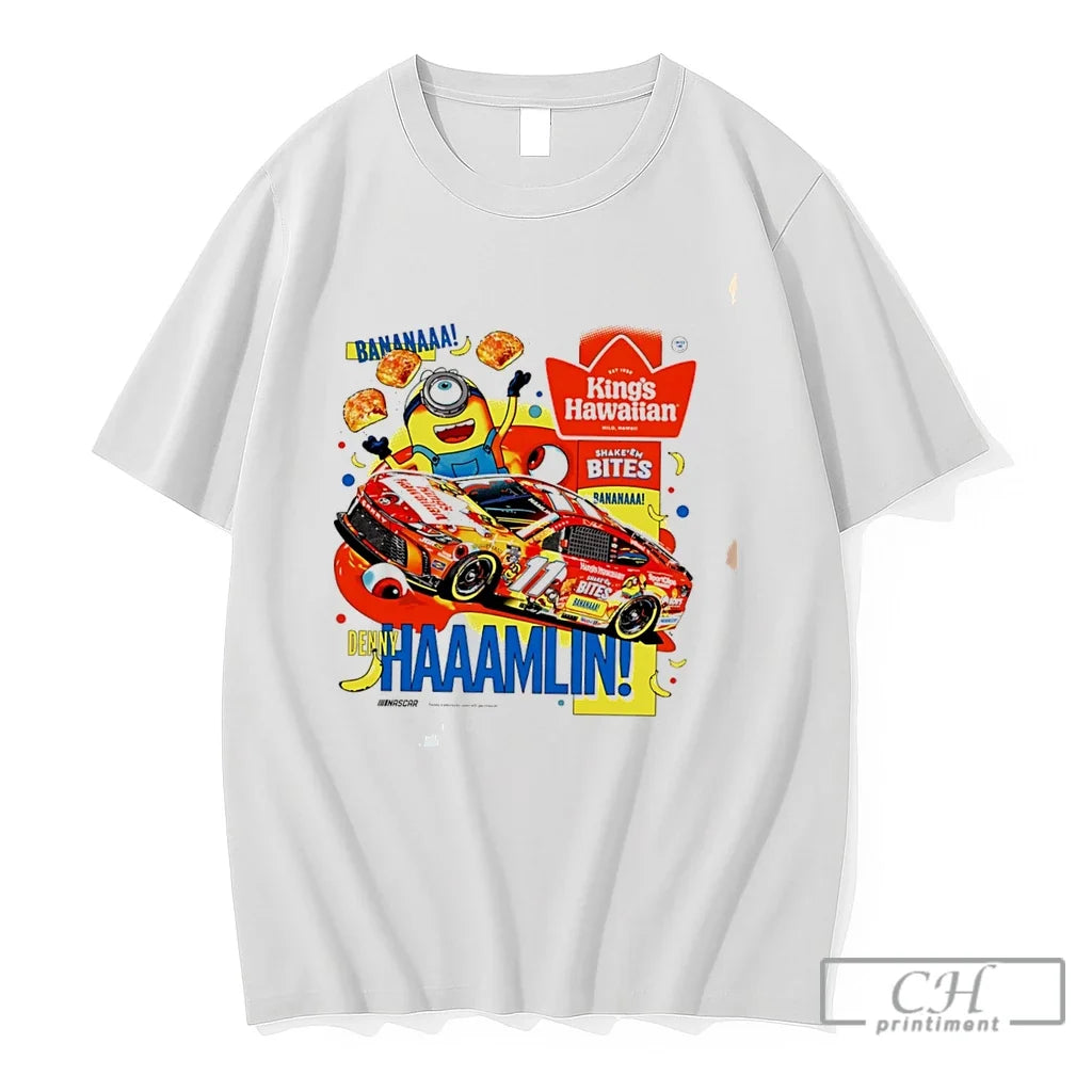 Premium Minion Kings Hawaiian Denny Hamlin Tee Unisex