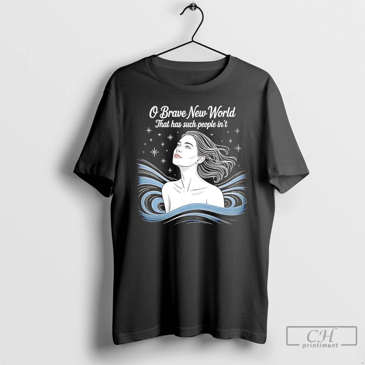 Premium Miranda Shakespeare O Brave New World That Has Such People Int T Shirts