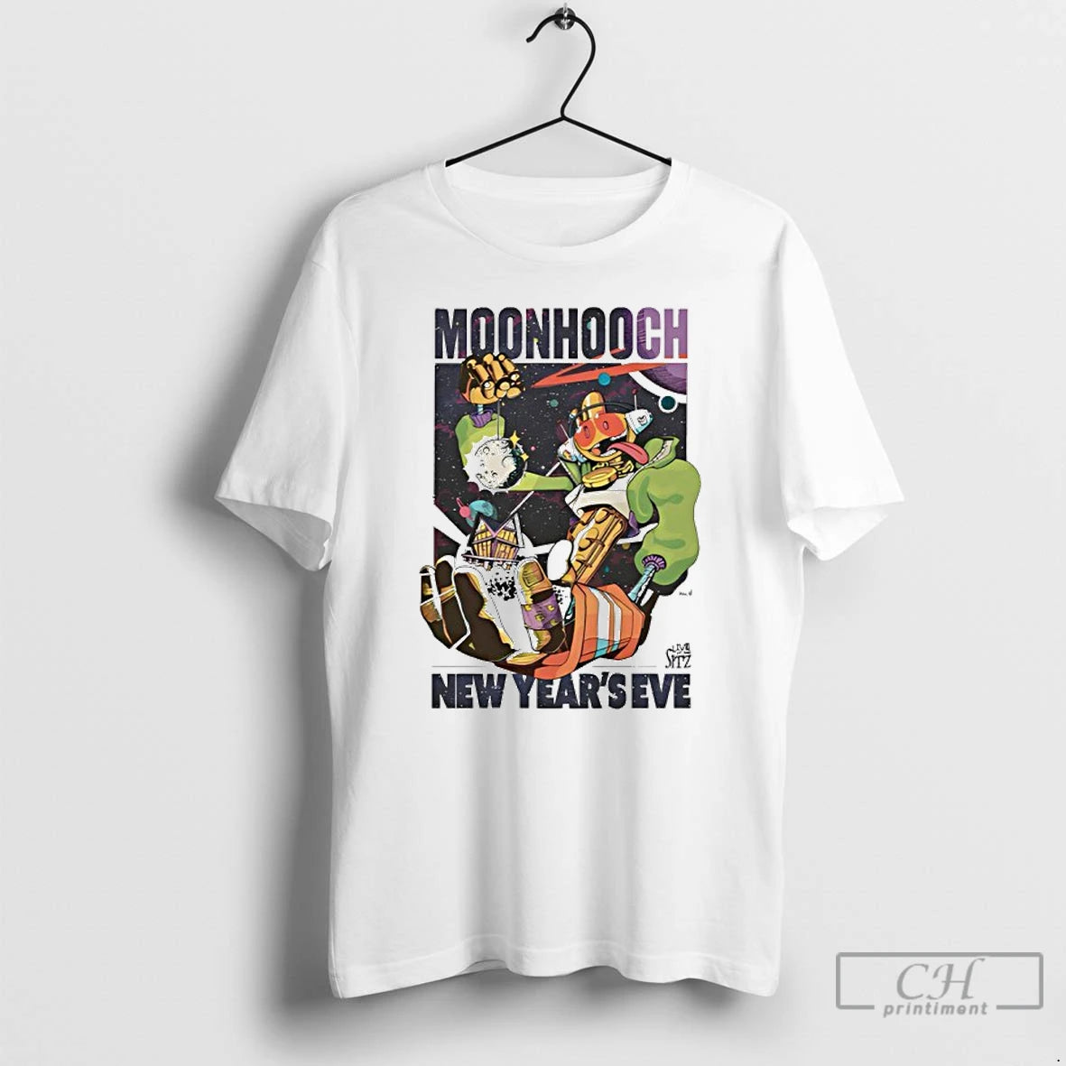 Premium Moon Hooch New Years Eve 2025 Live At The Sitz T Shirts