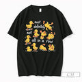 Premium Most Definitely Not All In A Row Cartoon Duck Tee Unisex