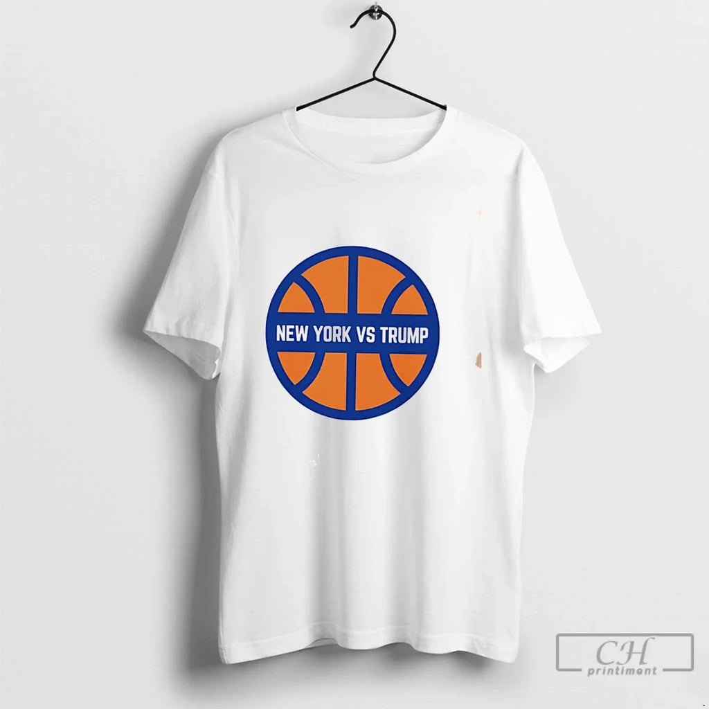Premium New York Vs Trump Basketball Tee Unisex