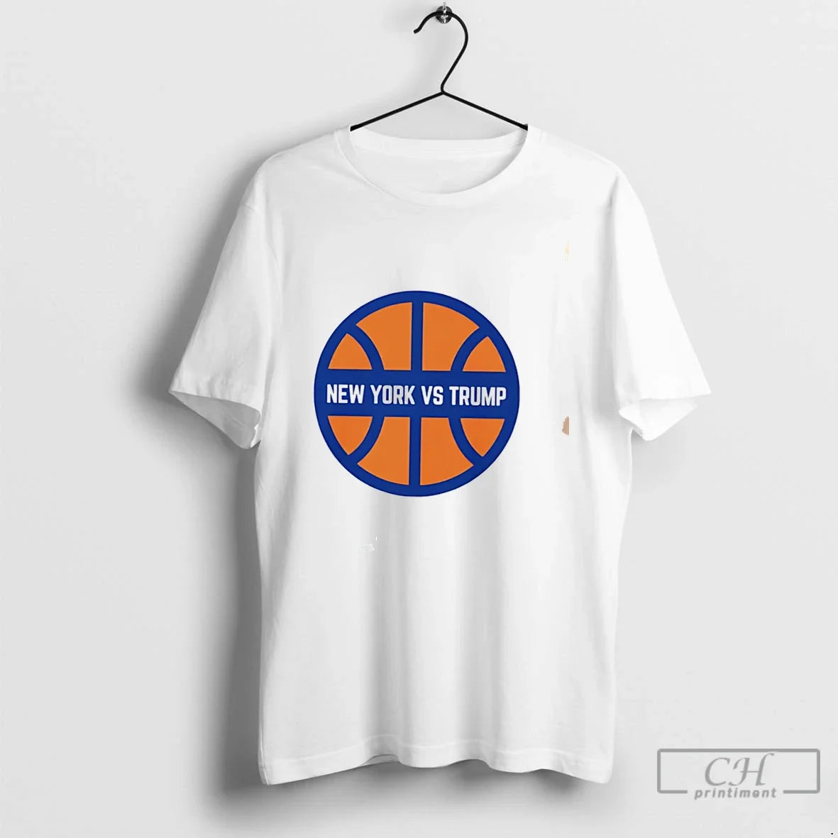 Premium New York Vs Trump Basketball Tee Unisex