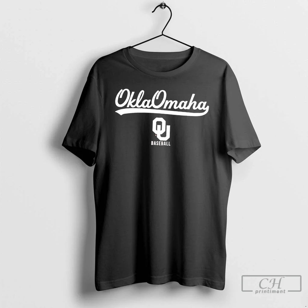 Premium Oklahoma Baseball Oklaomaha Logo Tee Unisex