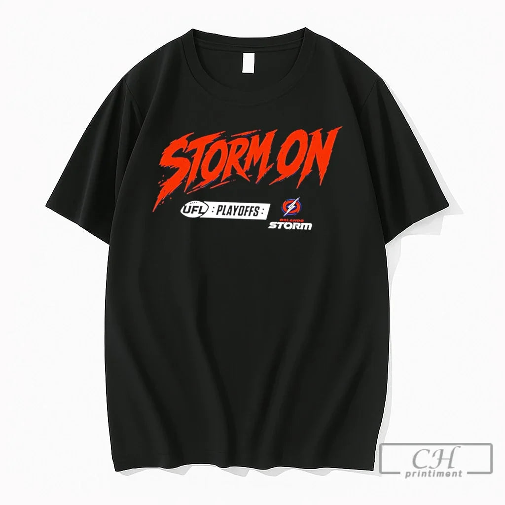 Premium Orlando Storm 2026 Playoffs Storm On Logo Tee Unisex