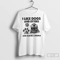 Premium Otter I Like Dogs And Otters And Maybe 3 People T Shirts