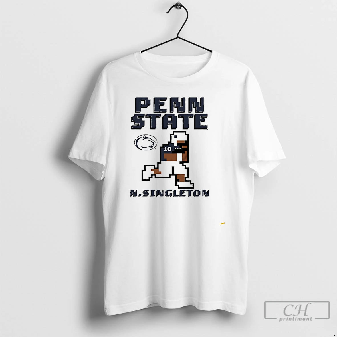 Premium Penn State Nittany Lions Football Nicholas Singleton Pixel T Shirts