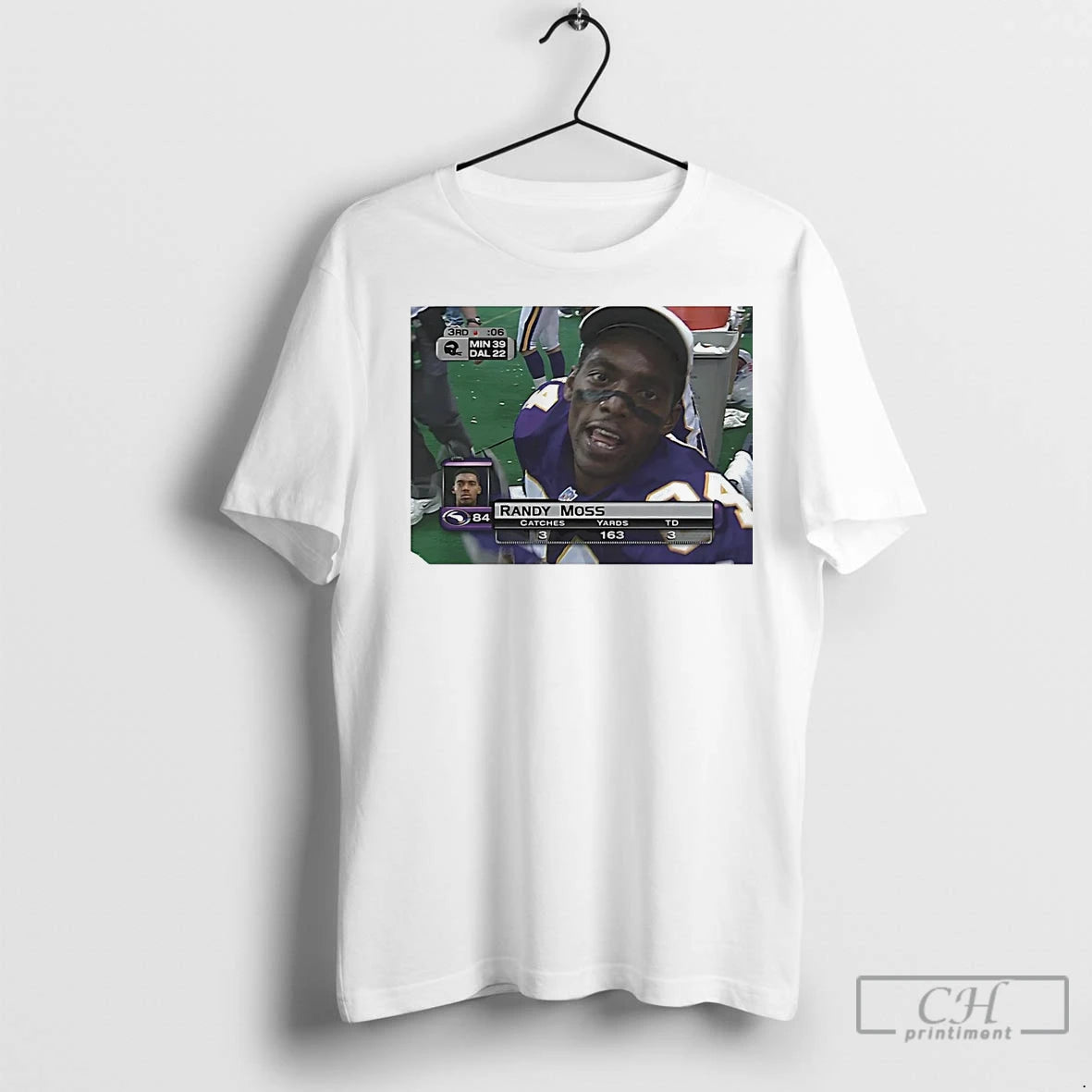Premium Randy Moss On Thanksgiving In 1998 Celebration