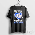 Premium Real Women Love Baseball Smart Women Love The Blue Jays Diamond Heart T Shirts