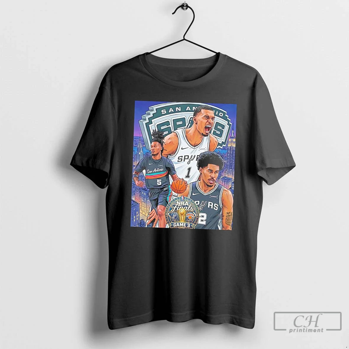 Premium San Antonio Spurs Nba Finals Game 3 Graphic Tee Unisex