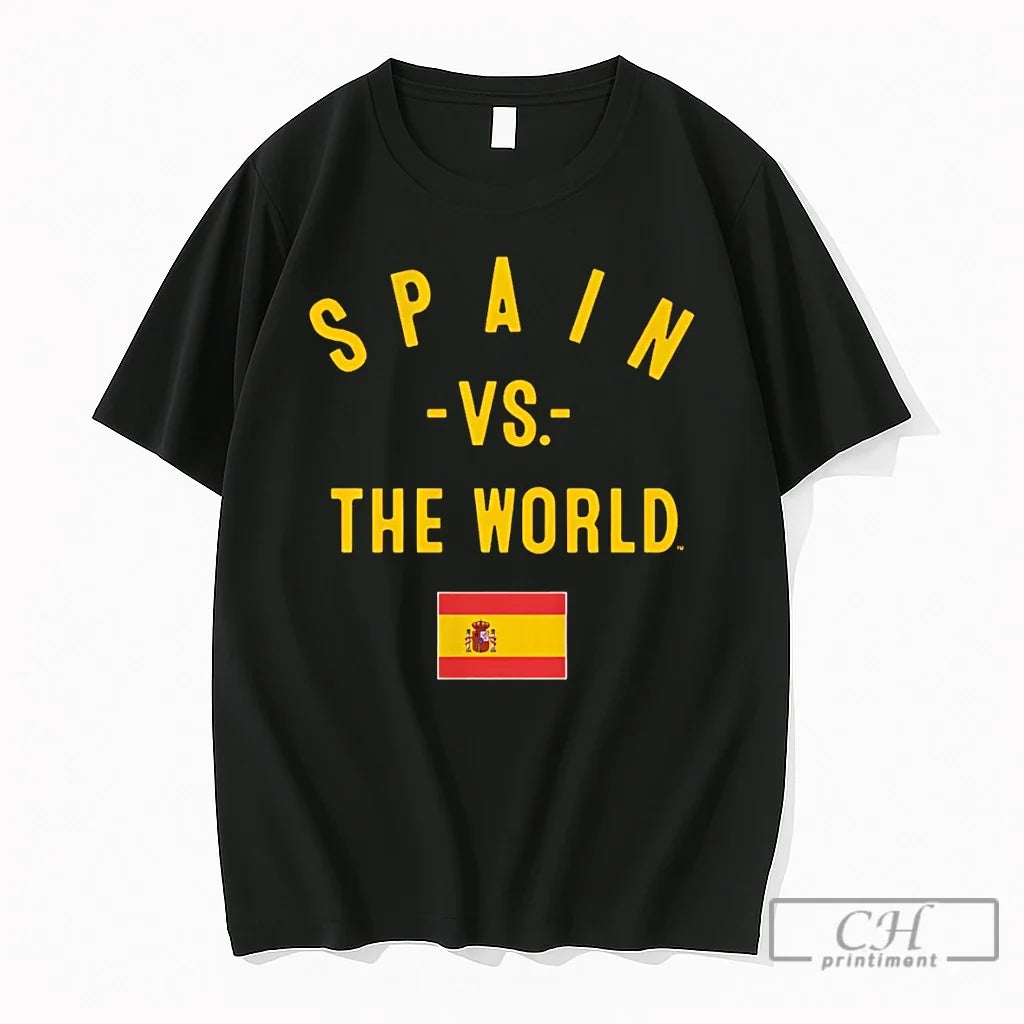 Premium Spain Fc Vs The World Spain Flag Unisex
