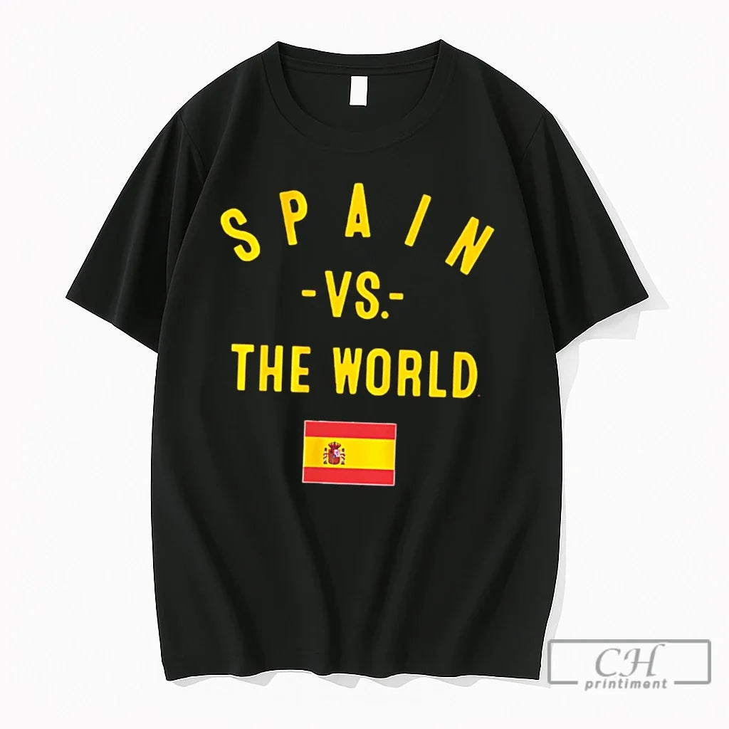Premium Spain Vs The World 2026 Flag Tee Unisex