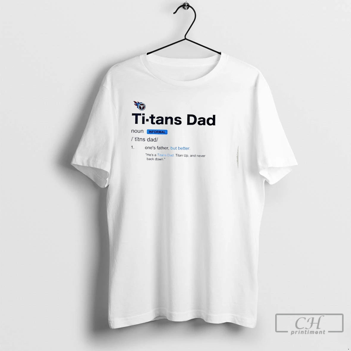 Premium Tennessee Titans Dad Definition T Shirts