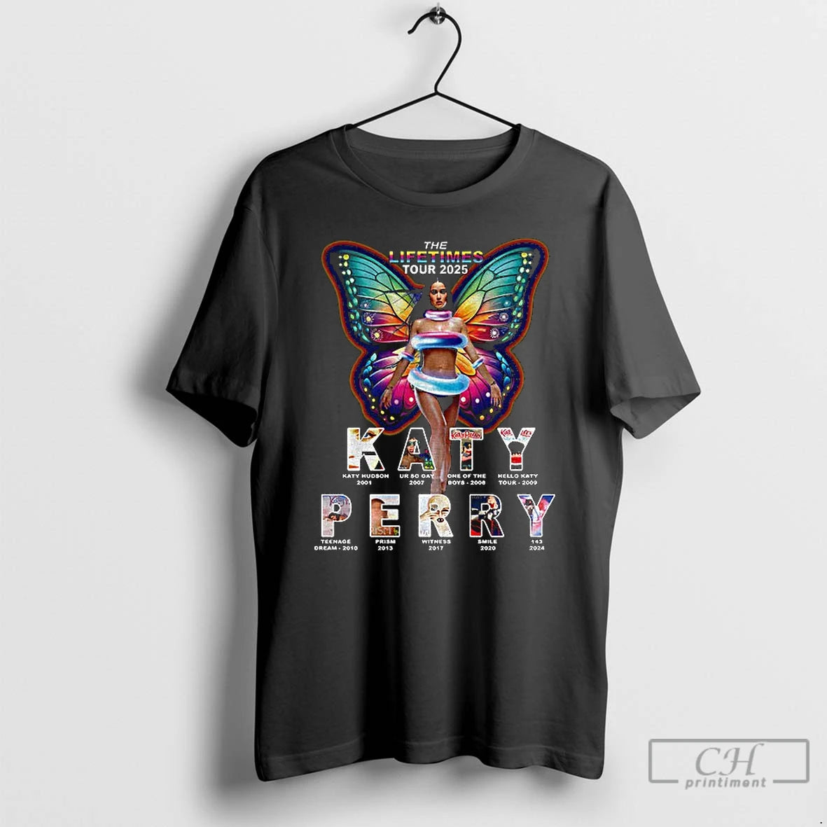 Premium The Lifetimes Katy Perry Tour 2025 World Tour T Shirts