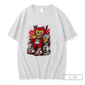 Premium The Simpsons Bart Gangster Money Red Graphic Tee Unisex