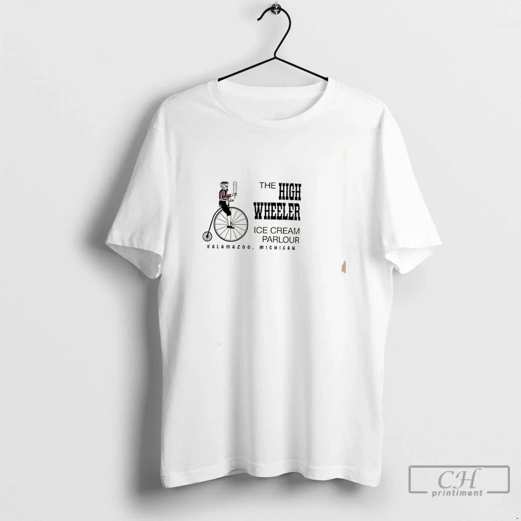 Premium The High Wheeler Ice Cream Parlour Graphic Tee Unisex