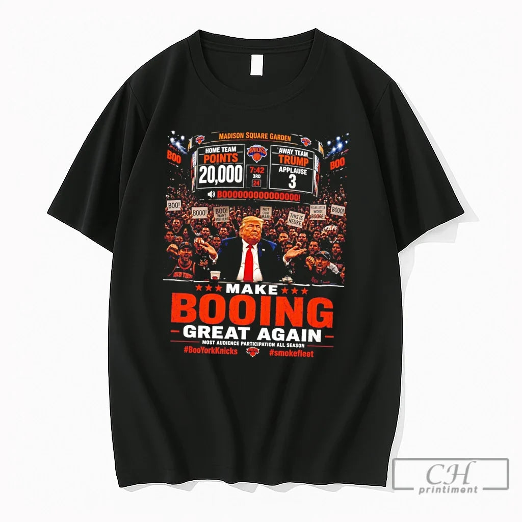 Premium Trump Make Booing Great Again Ny Knicks Tee Unisex