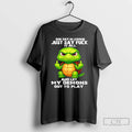 Premium Turtle Middle Finger One Day Im Gonna Just Say Fuck It All And Let