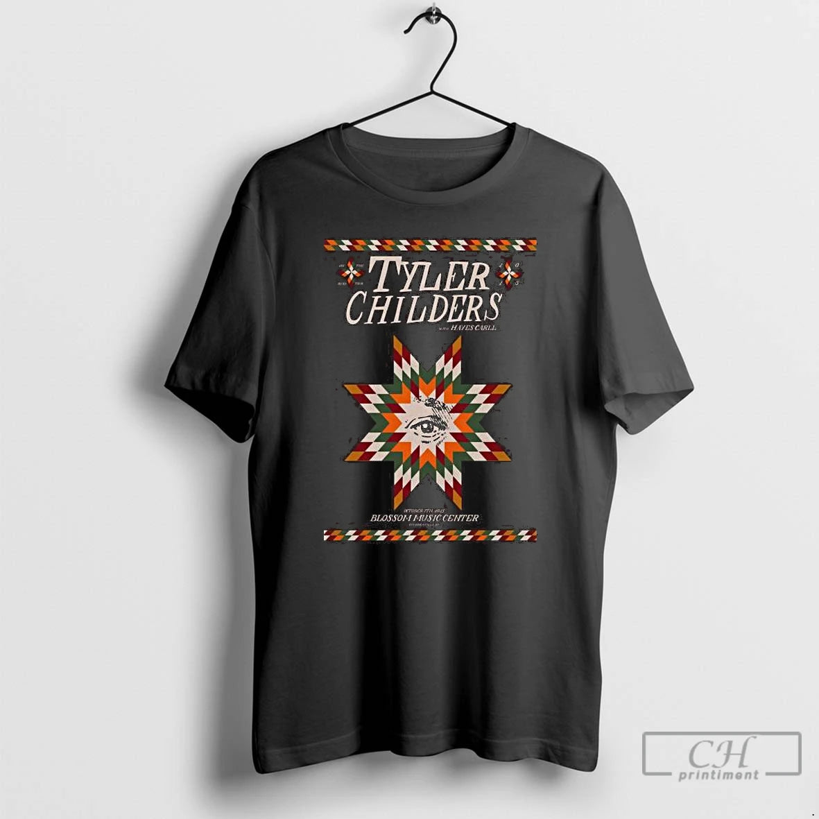 Premium Tyler Childers Tour Cuyahoga Falls Ohio October 7 2025 Long Sleve T Shirts