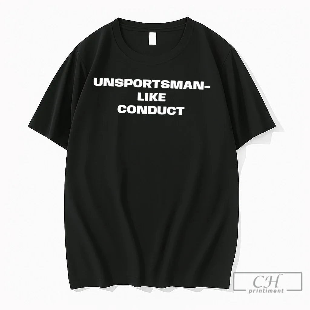 Premium Unsportsmanlike Conduct Hockey Tee Unisex