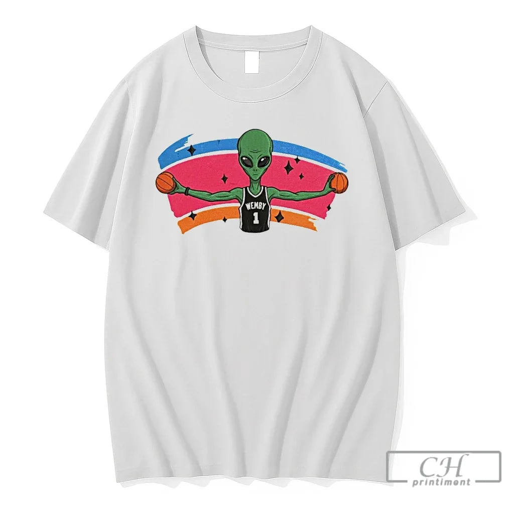 Premium Victor Wembanyama Alien Basketball Player Wemby 1 Jersey Unisex