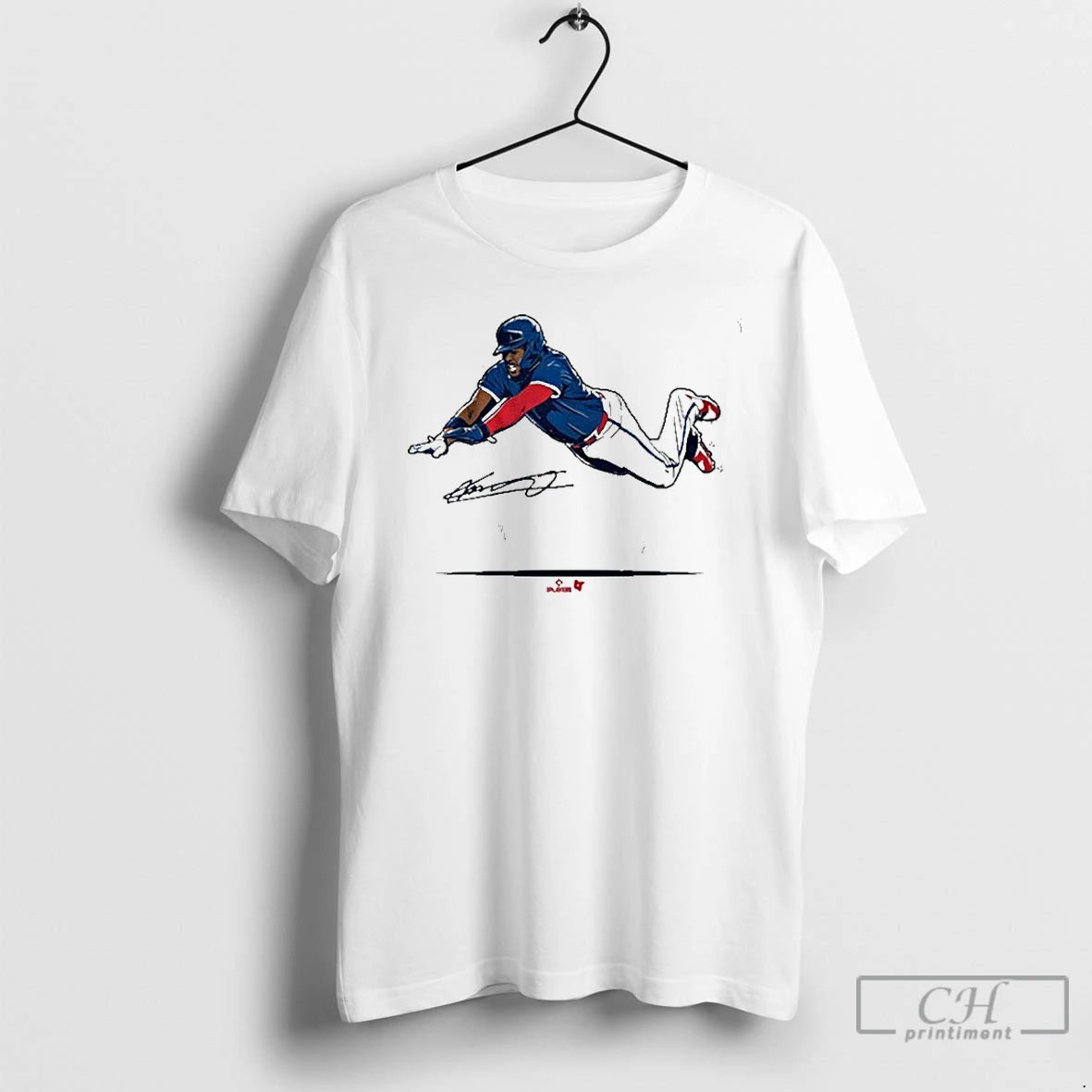 Premium Vladimir Guerrero Jr Super Vlad Flying Slide T Shirts