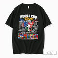 Premium World Cup Tour 2026 Map Graphic Tee Unisex