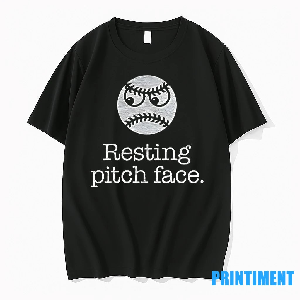 Resting Pitch Face Ball Baseball Tshirts Sweater