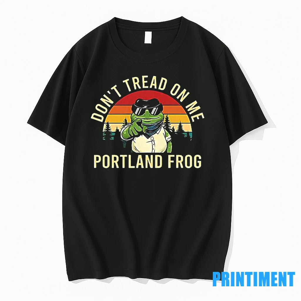 Retro Freedom Tee Dont Tread On Me Portland Frog Tshirts Sweater