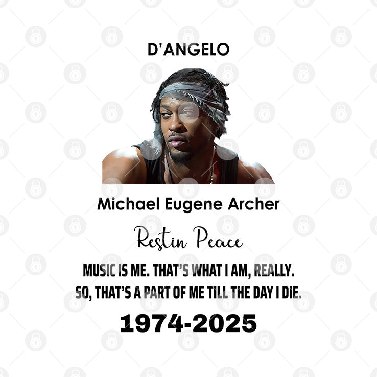 Rip D’Angelo Micheal Eugene Archer 1974-2025 T Shirt