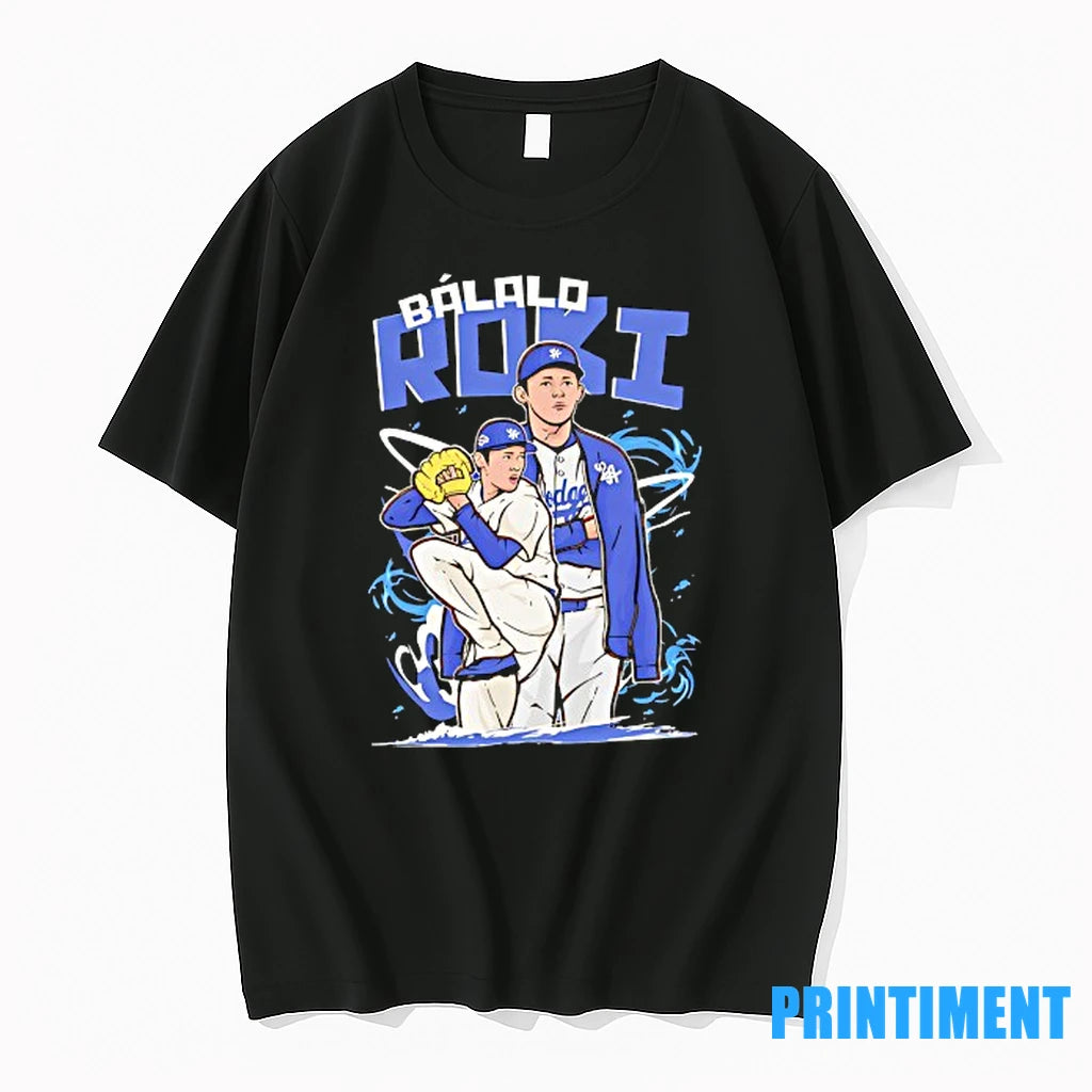Roki Sasaki Los Angeles Dodgers Pitching Power Balalo Baseball Tshirts Sweater