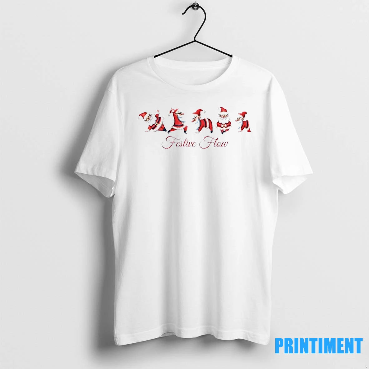 Santa Festive Flow Christmas Tshirts Sweater