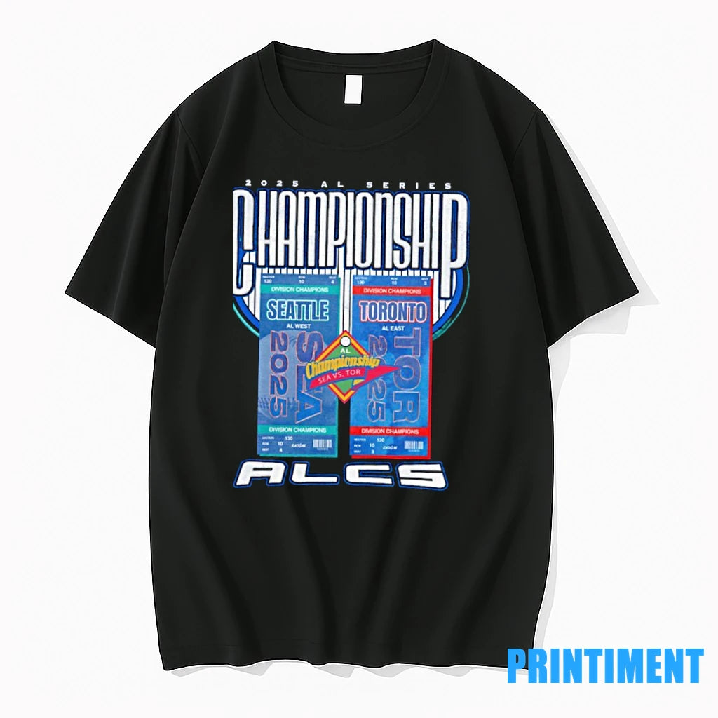 Seattle Mariners Vs Toronto Blue Jays 2025 Al Series Championship Alcs Matchup Tshirts Sweater
